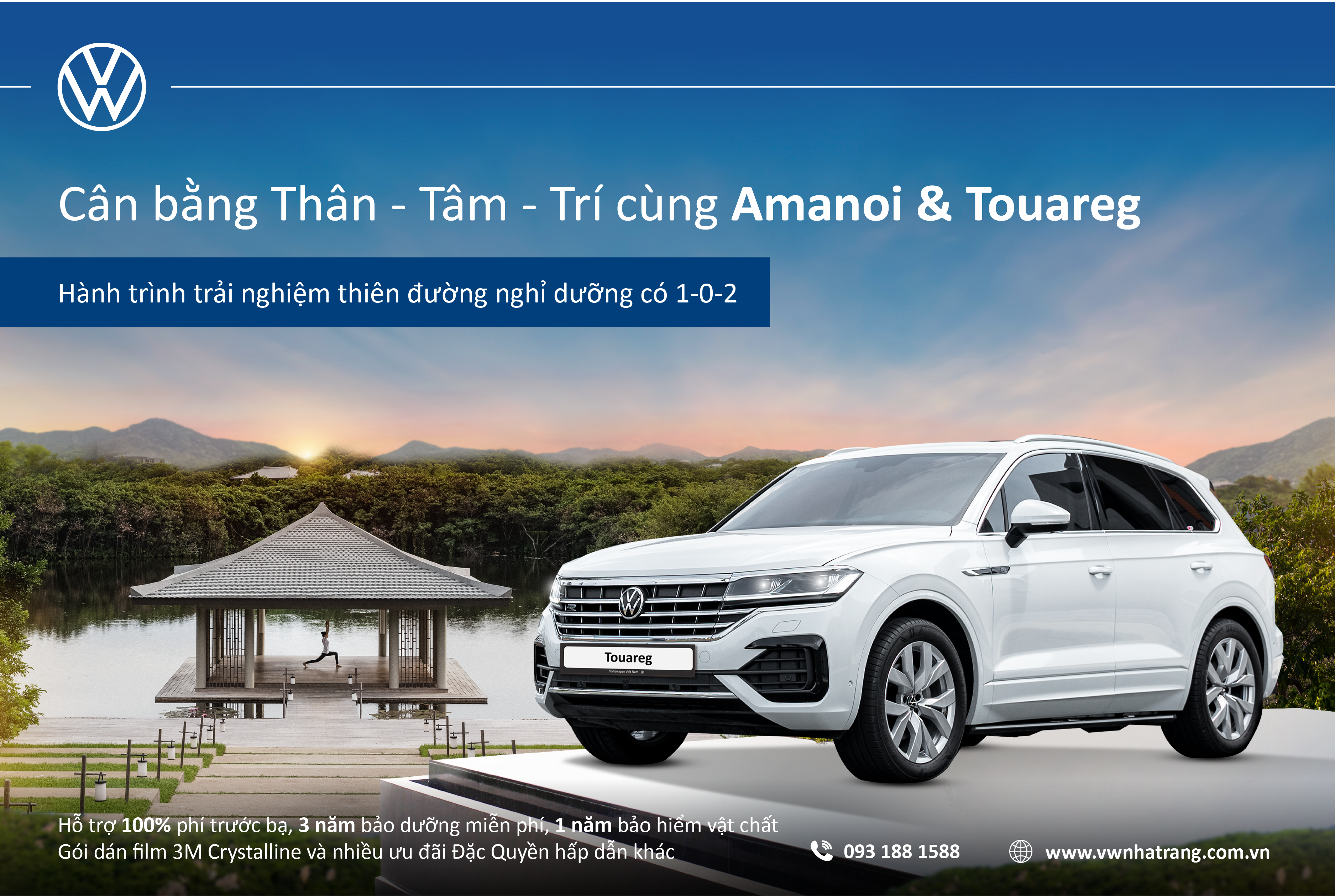 Tin mới từ Volkswagen Nha Trang: Volkswagen Touareg | Đặc quyền trải nghiệm thiên đường nghỉ dưỡng có 1-0-2